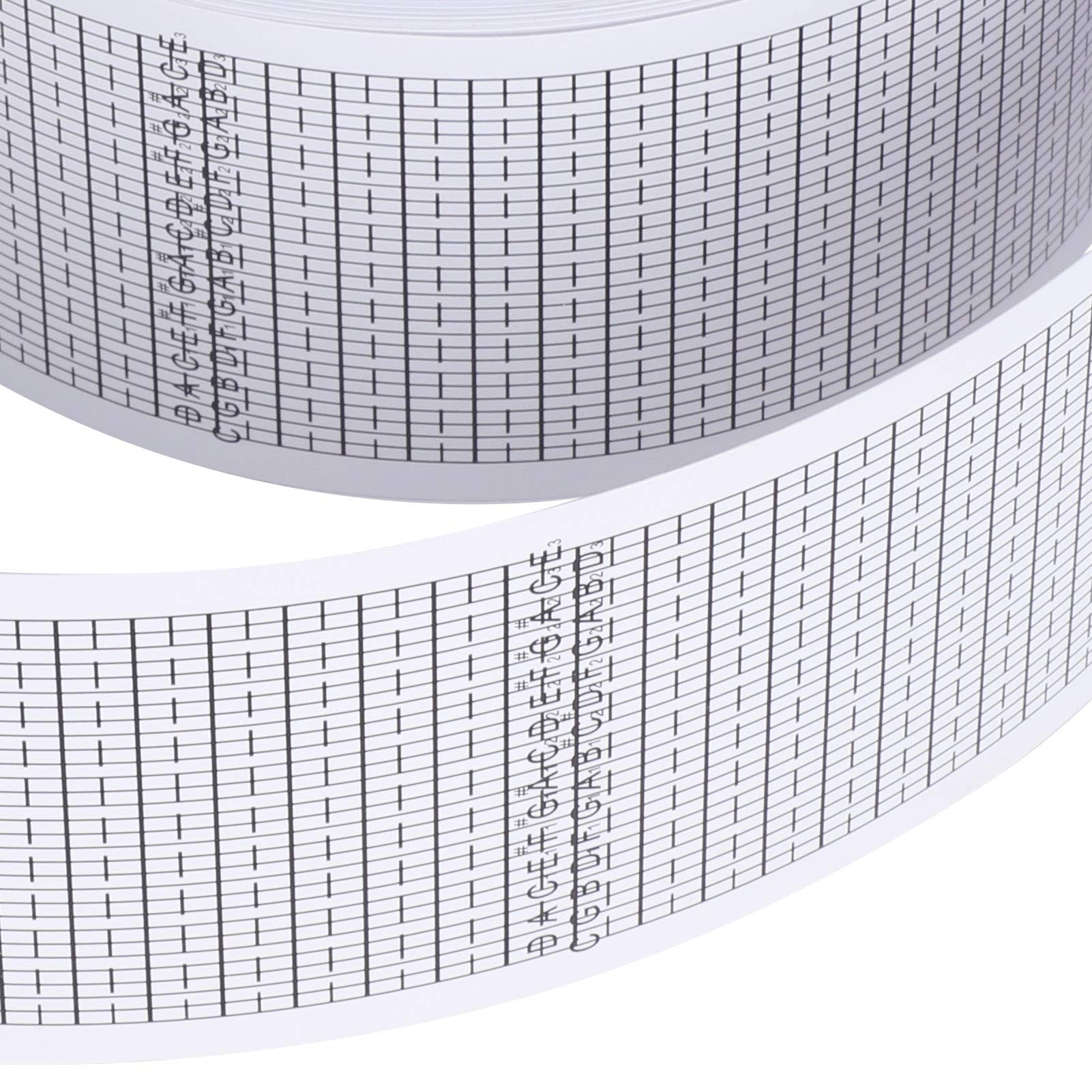 50m 15/30 Note Tiras En Blanco de Caja de Múdica DIY Hoja de Música Con Manivela En Blanco Cinta de Partitura Perforada Artesanía Amantes de Los Músicos Regalos(30 Note)