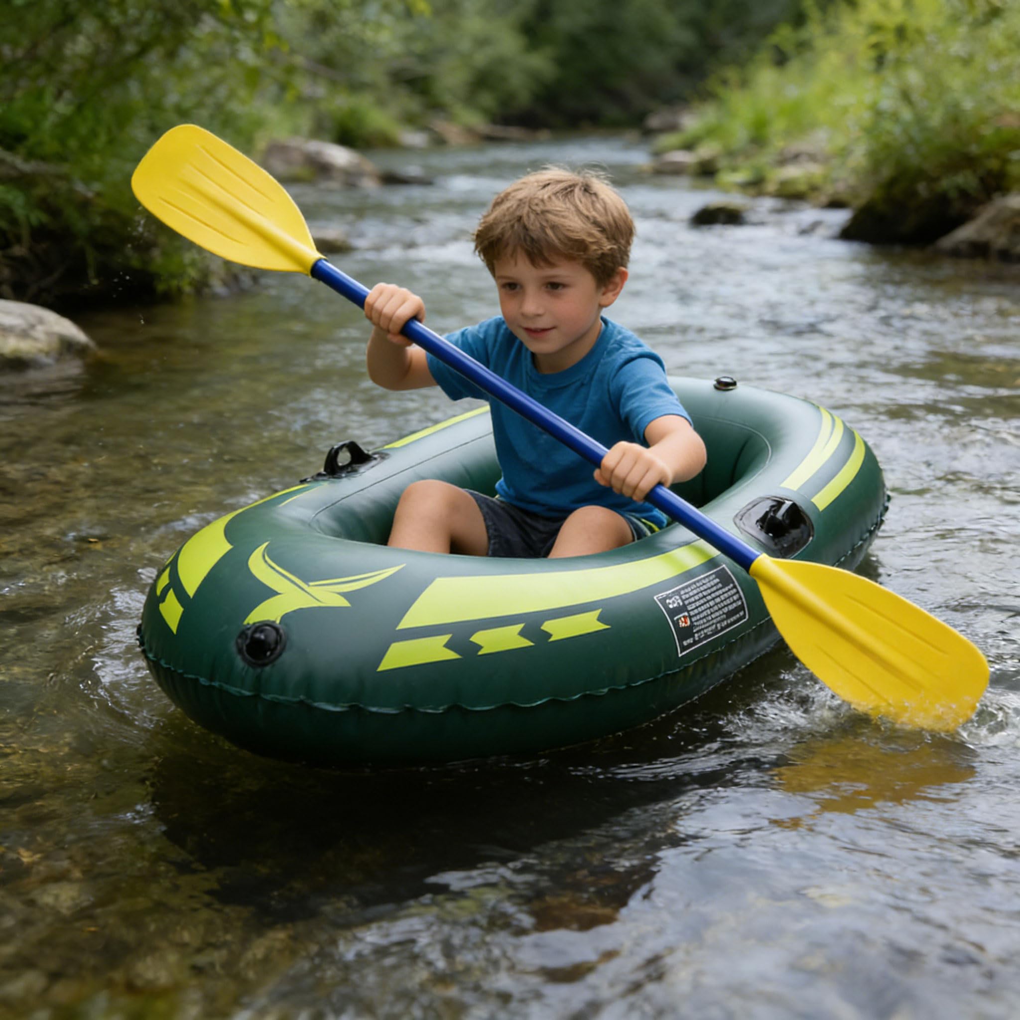 Véhicule gonflable compact, adapté aux petits, montre la qualité naturelle et les flotteurs d'eau rapides pour la saison