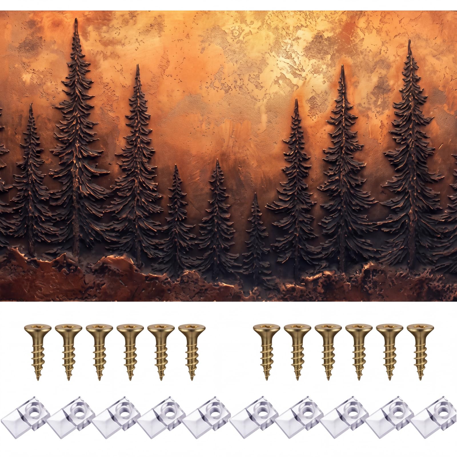 FillTouch Backsplash aus gehärtetem Glas für Küche, Baum des Lebens