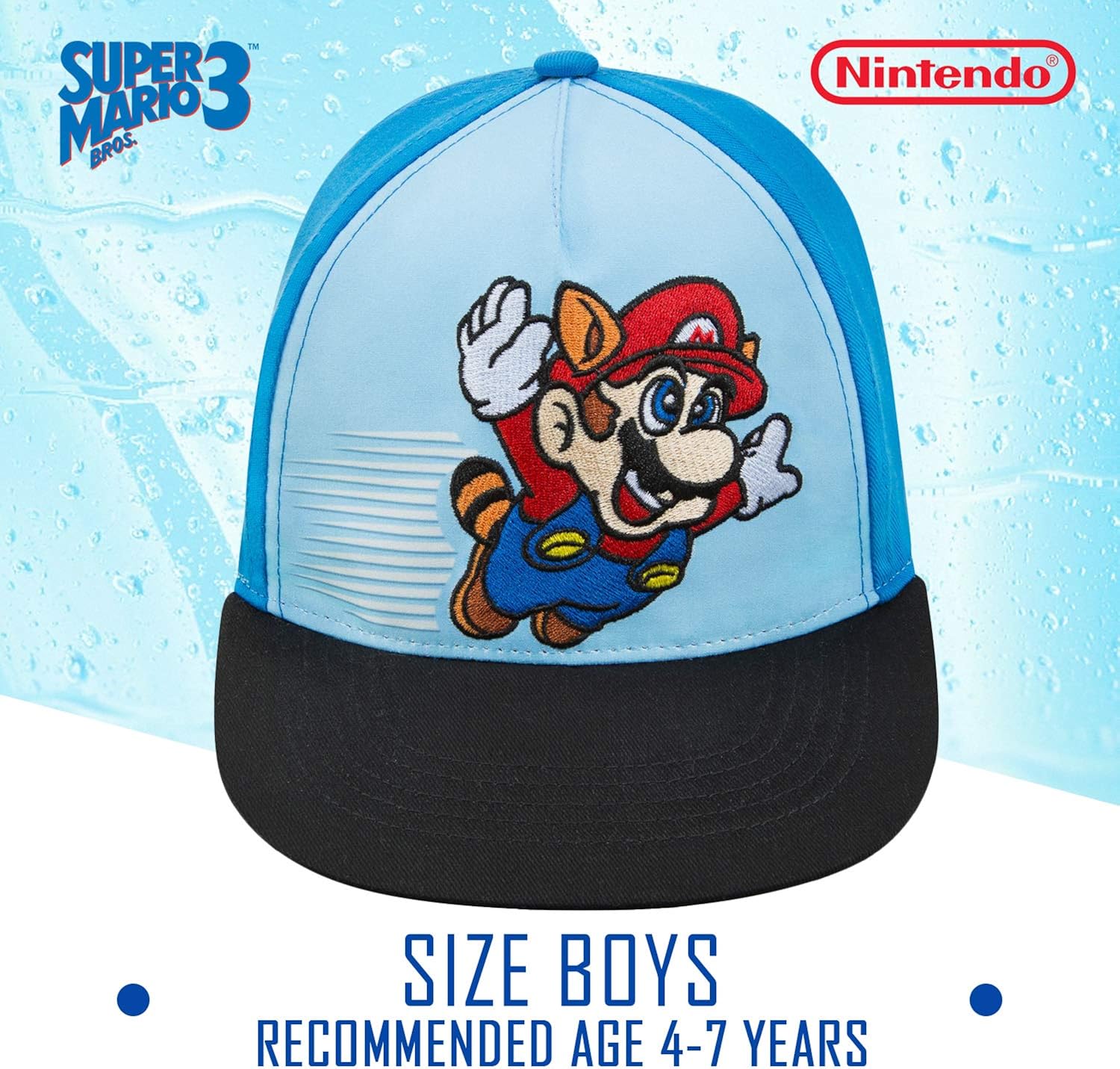 Nintendo Super Mario Boys Hat Baseball Cap Age 4-7