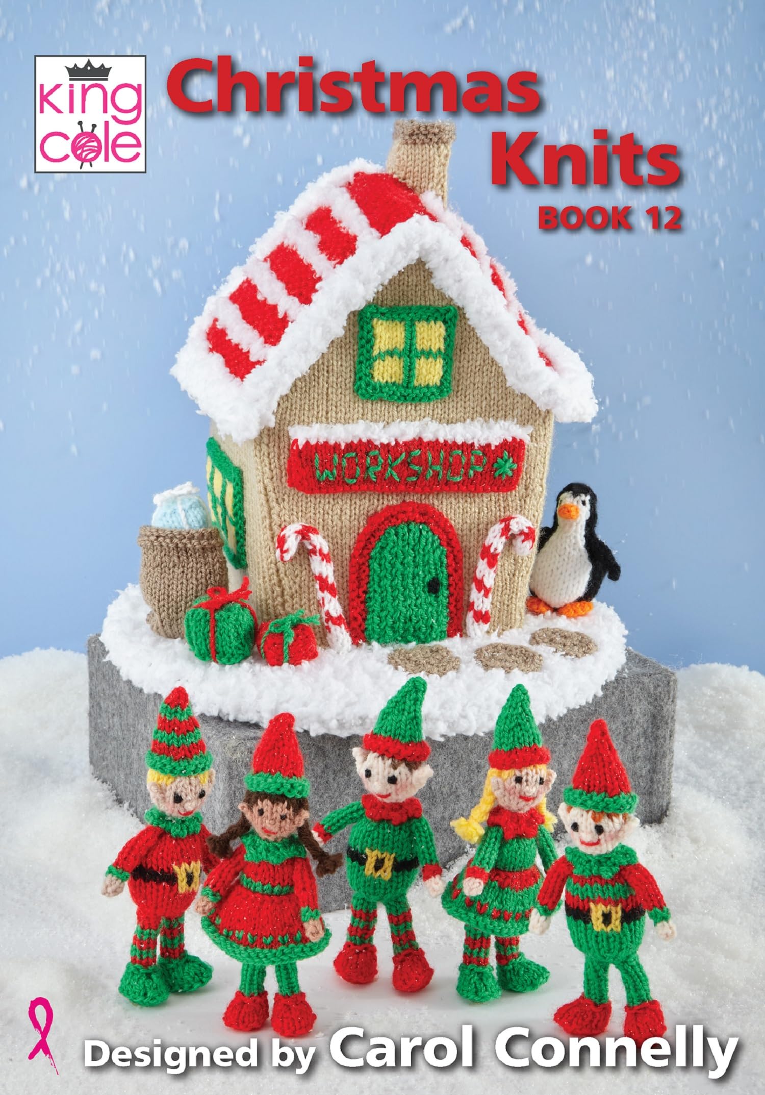 King Cole KNITTING  PATTERN Christmas Knits Book 12, DK & Cuddles yarn
