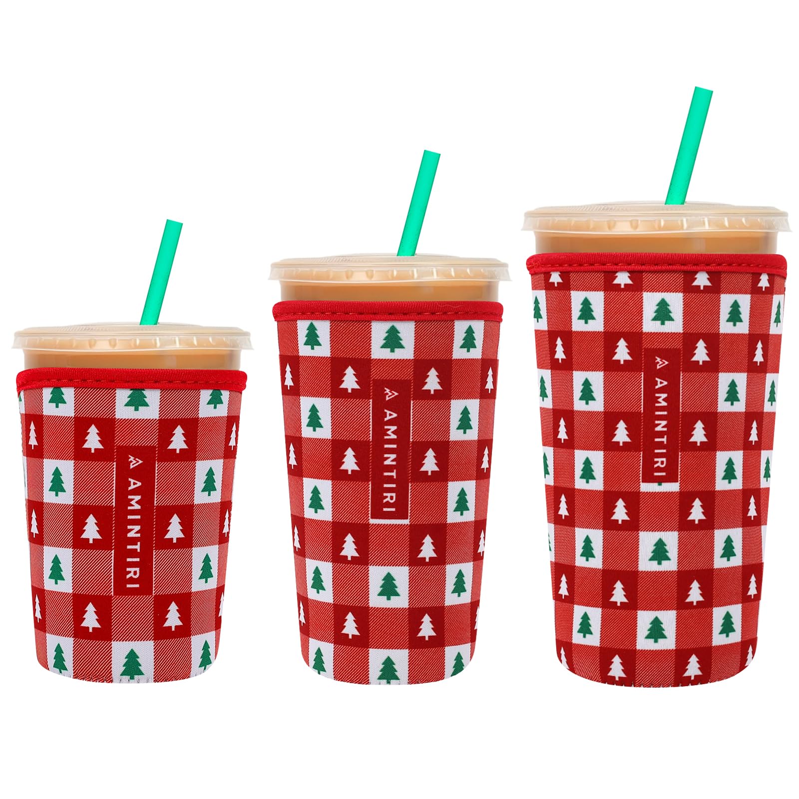 Reusable Insulator Neoprene Sleeve for Iced Coffee &amp; Cold Soda
