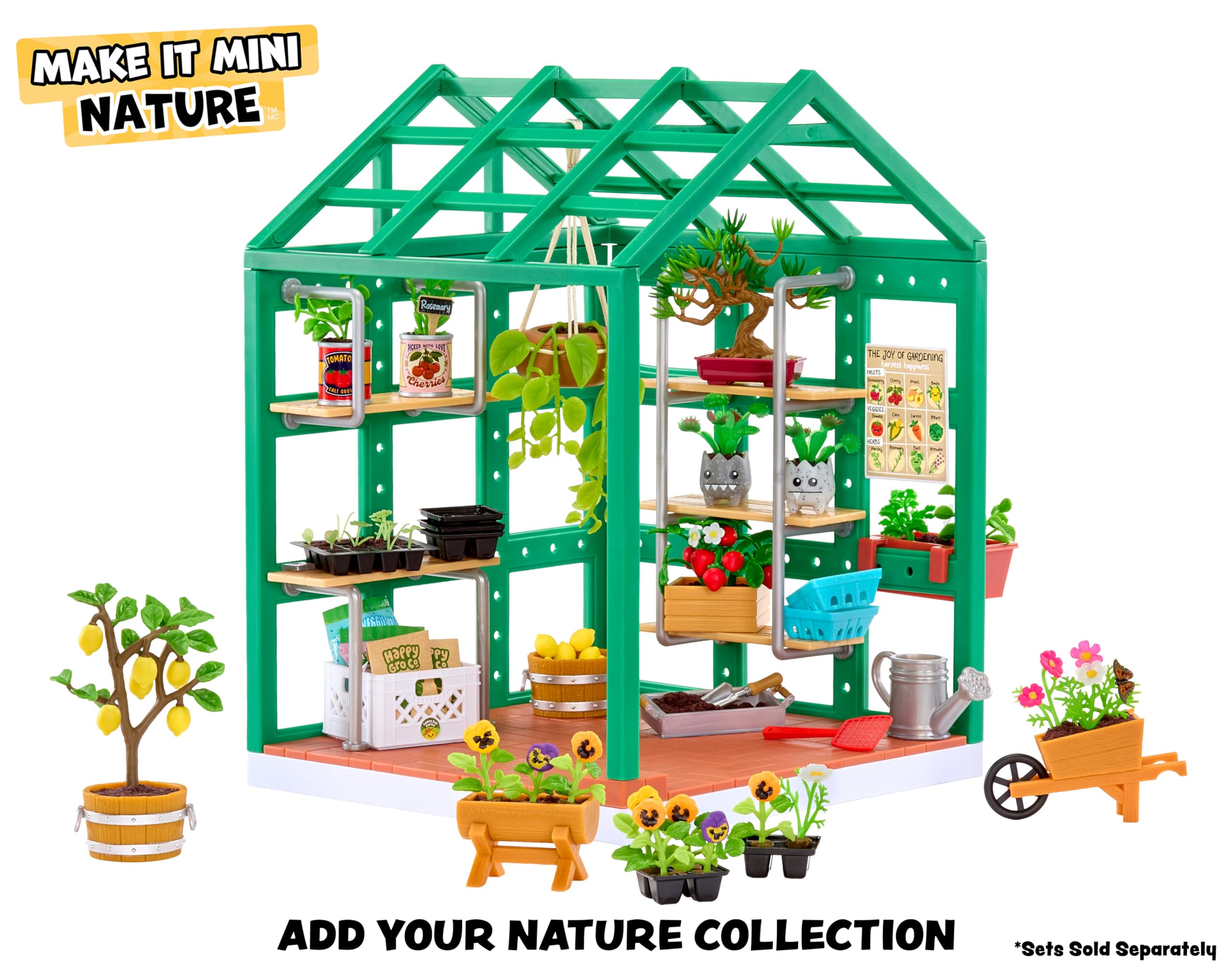 MGA's Miniverse Make It Mini Spaces Greenhouse - Building Set, Customise, DIY Crafts, for Collectors & Children Ages 8+ - Image 3