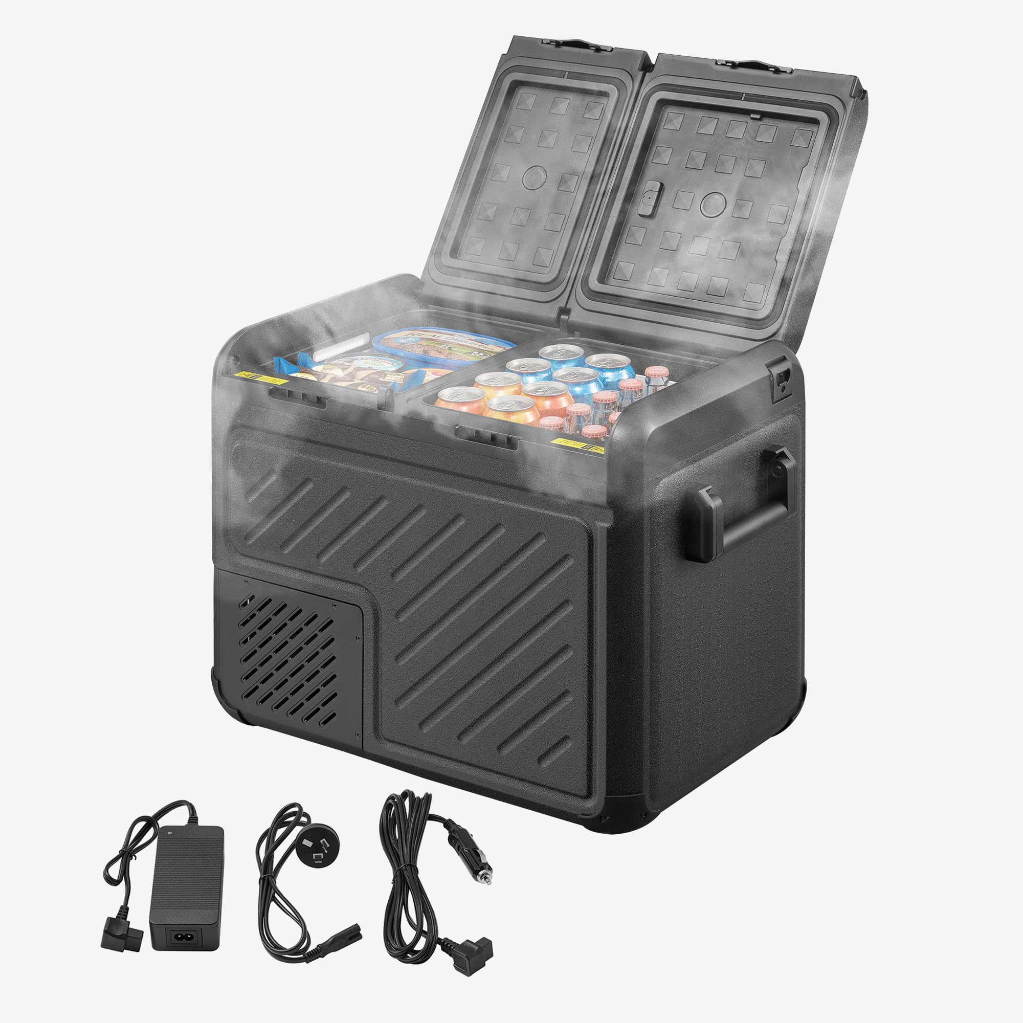Comfee Kompressor Kühlbox 45 L, 12V/24V & 100-240V, Dual Zone, -20℃ bis 20℃