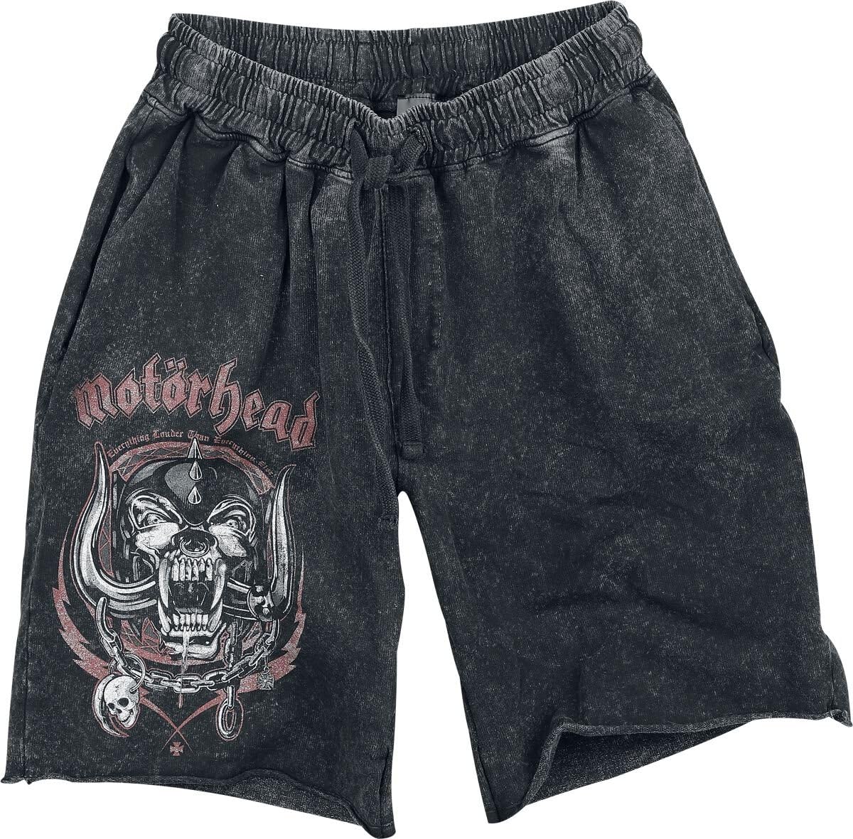 Motörhead Aggressive Homme Short Gris 100% Coton Confortable
