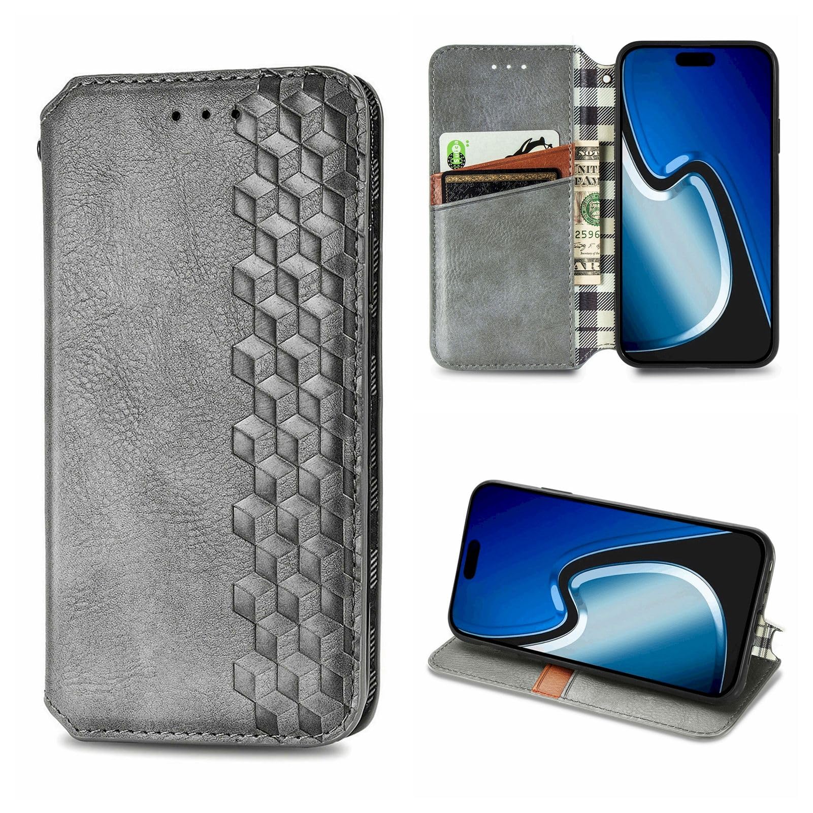 Custodia Per Moto G Power 2025 Con Cavalletto Magnetico + Vetro Temperato
