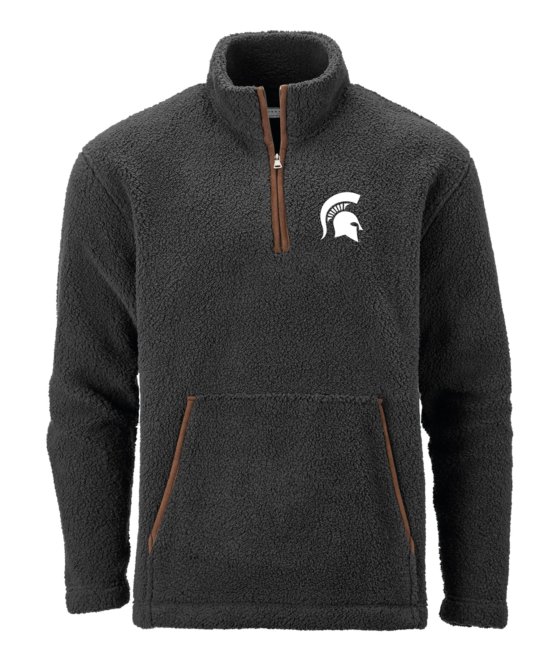 boxercraftMen's Michigan State University Everest Fleece Pullover Sweater
