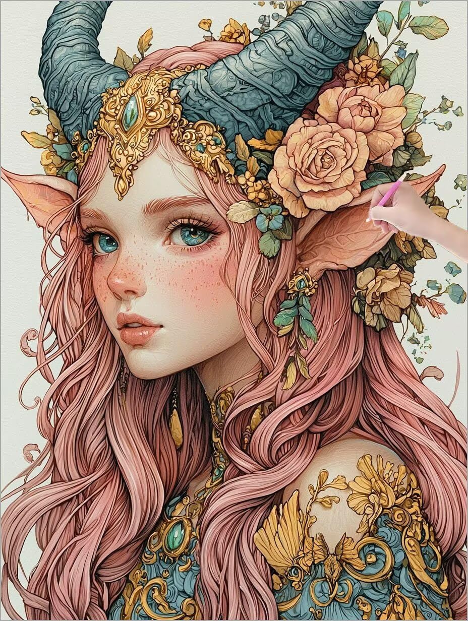 Diamentowe malowanie manga, 5D diamentowe malowanie pełne akcesoria, malowanie diamentowe dla dorosłych kryształ górski ścieg krzyżykowy kreatywne hobby, DIY haft diamentowy do dekoracji domu (kwiat
