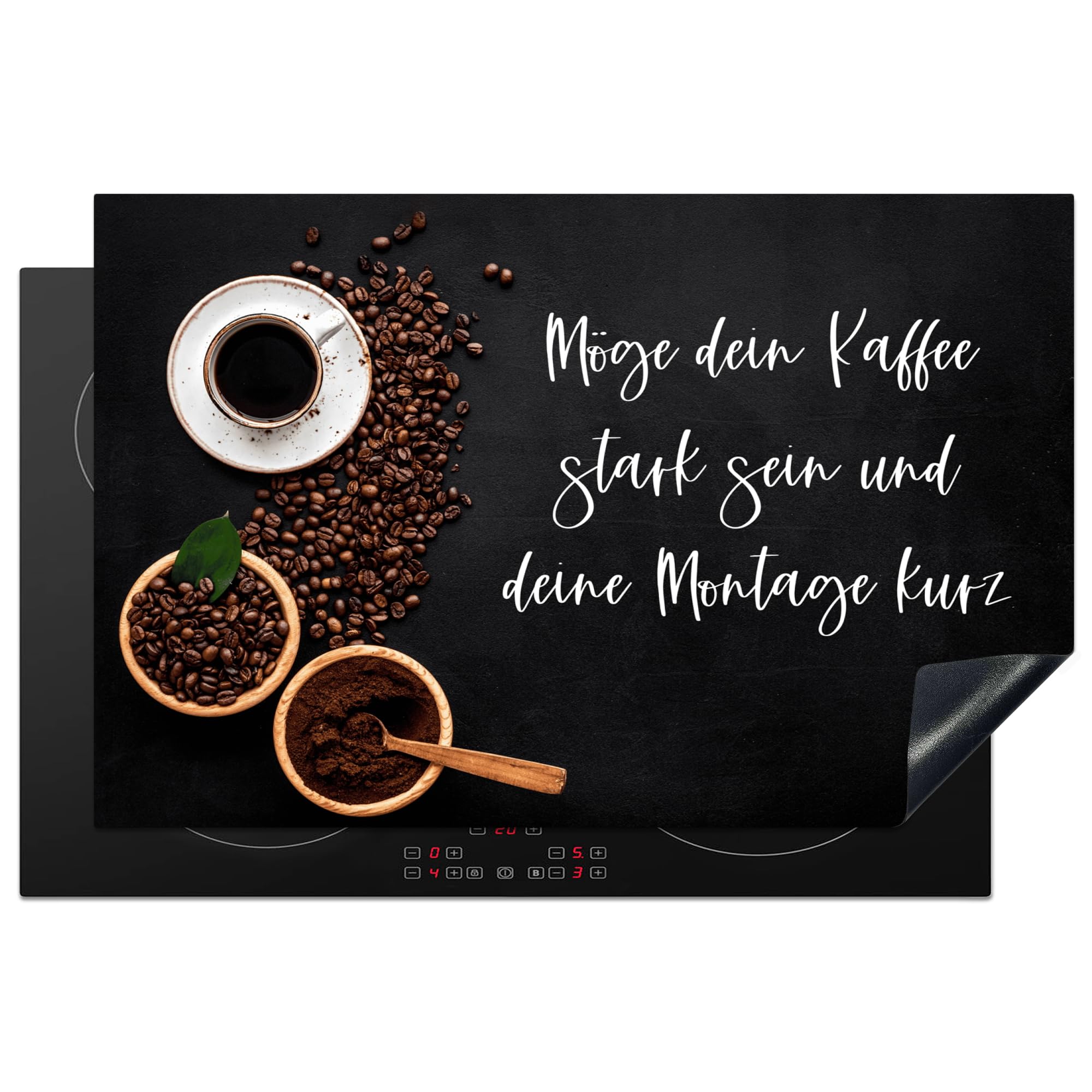 KitchenYeah© Induction Hob Protector Mat 20.5"x31.5" / 80x52 cm Cooker Top Protectors Cover Ceramic Covers Electric Hobs Vinyl Proverbs - Words - Quotes