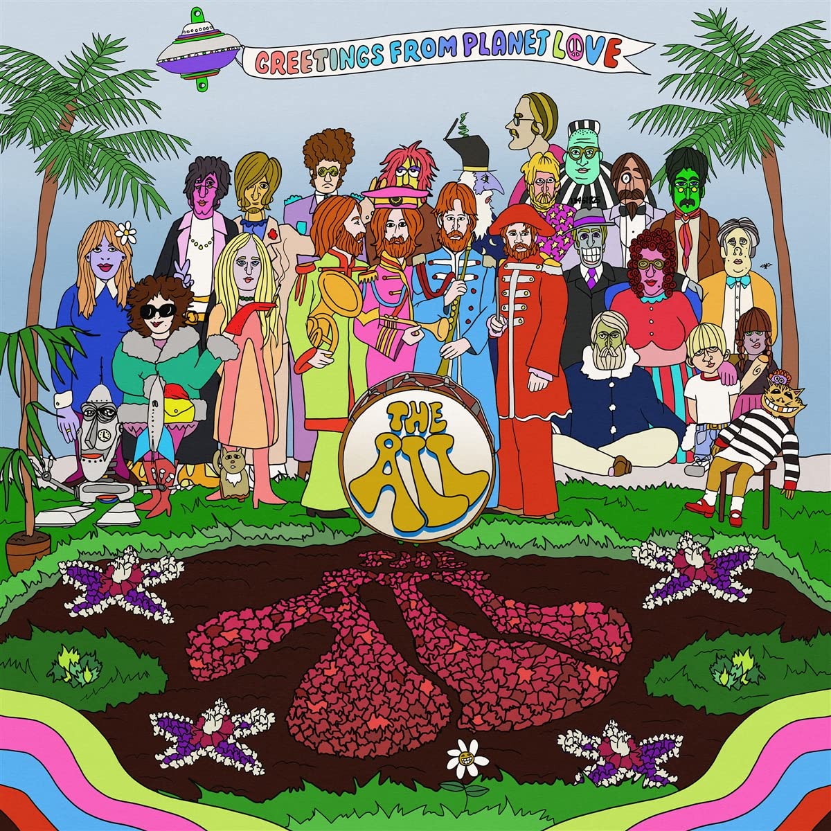 THE FRATERNAL ORDER OF THE ALL - GREETINGS FROM PLANET LOVE - DOUBLE SPLATTER EDITION