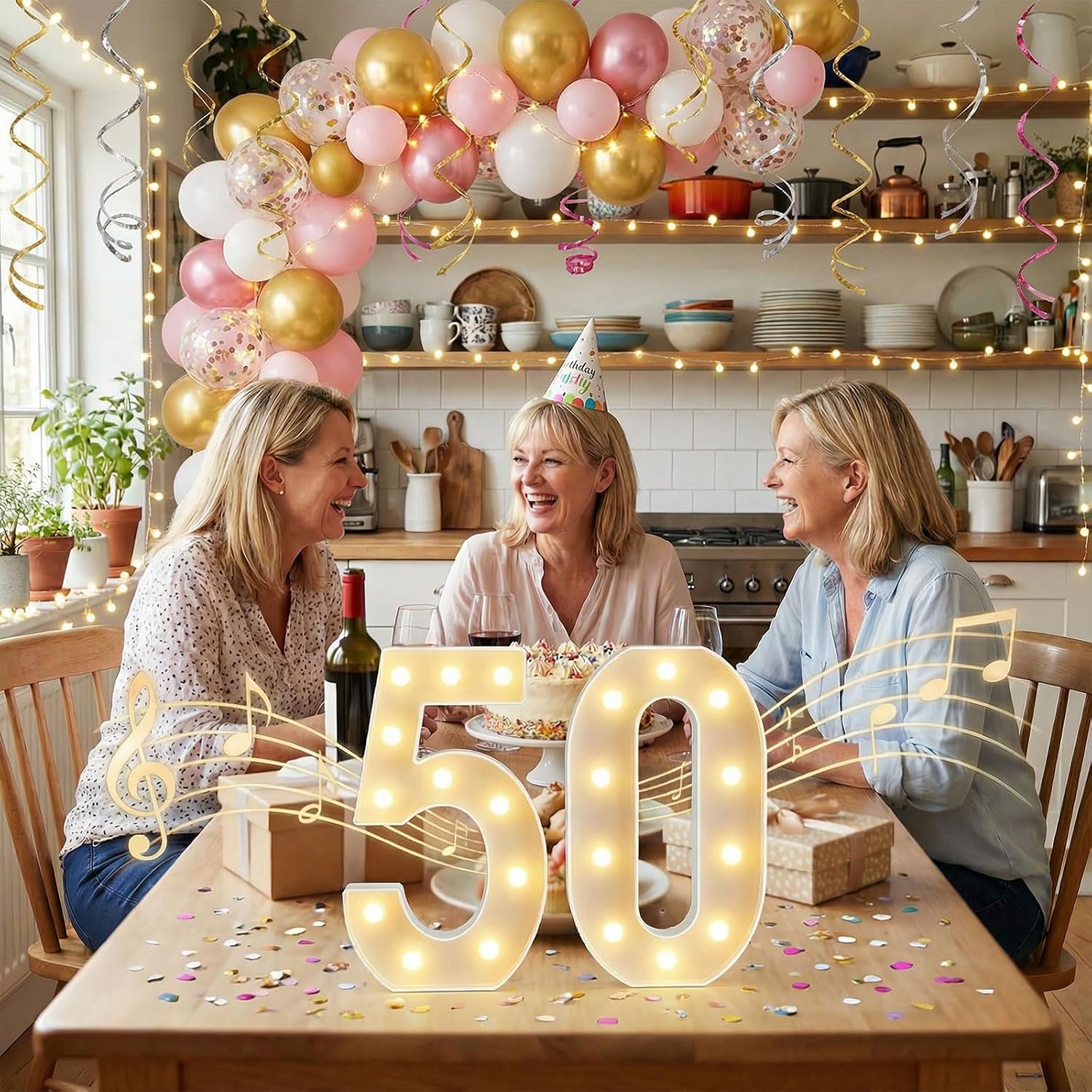 16th Birthday Decorations, 12.6 Inch Light Up Numbers with Birthday Music, Remote, Gift Box, Marquee Numbers 16 Sign for Party Backdrop,Large Size LED Light for Party Anniversary Wedding Decorations