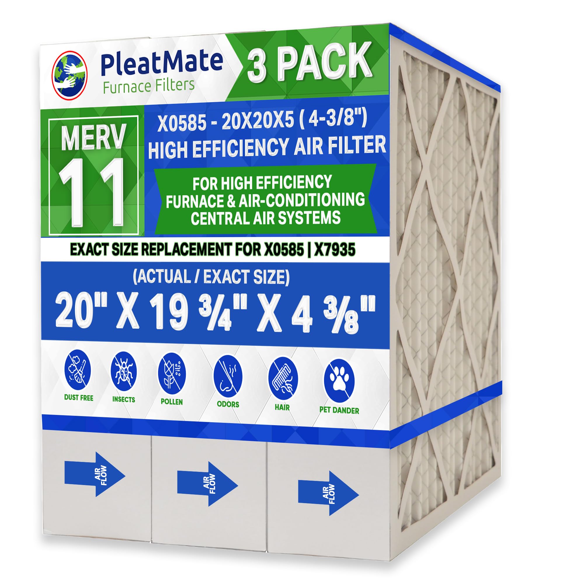 X0585 Lennox 20x20x5 MERV 11 Healthy Climate Solutions For Model