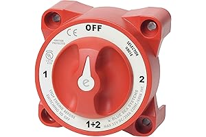 Blue Sea Systems 9001E e-Series 4-Position Battery Selector Switch