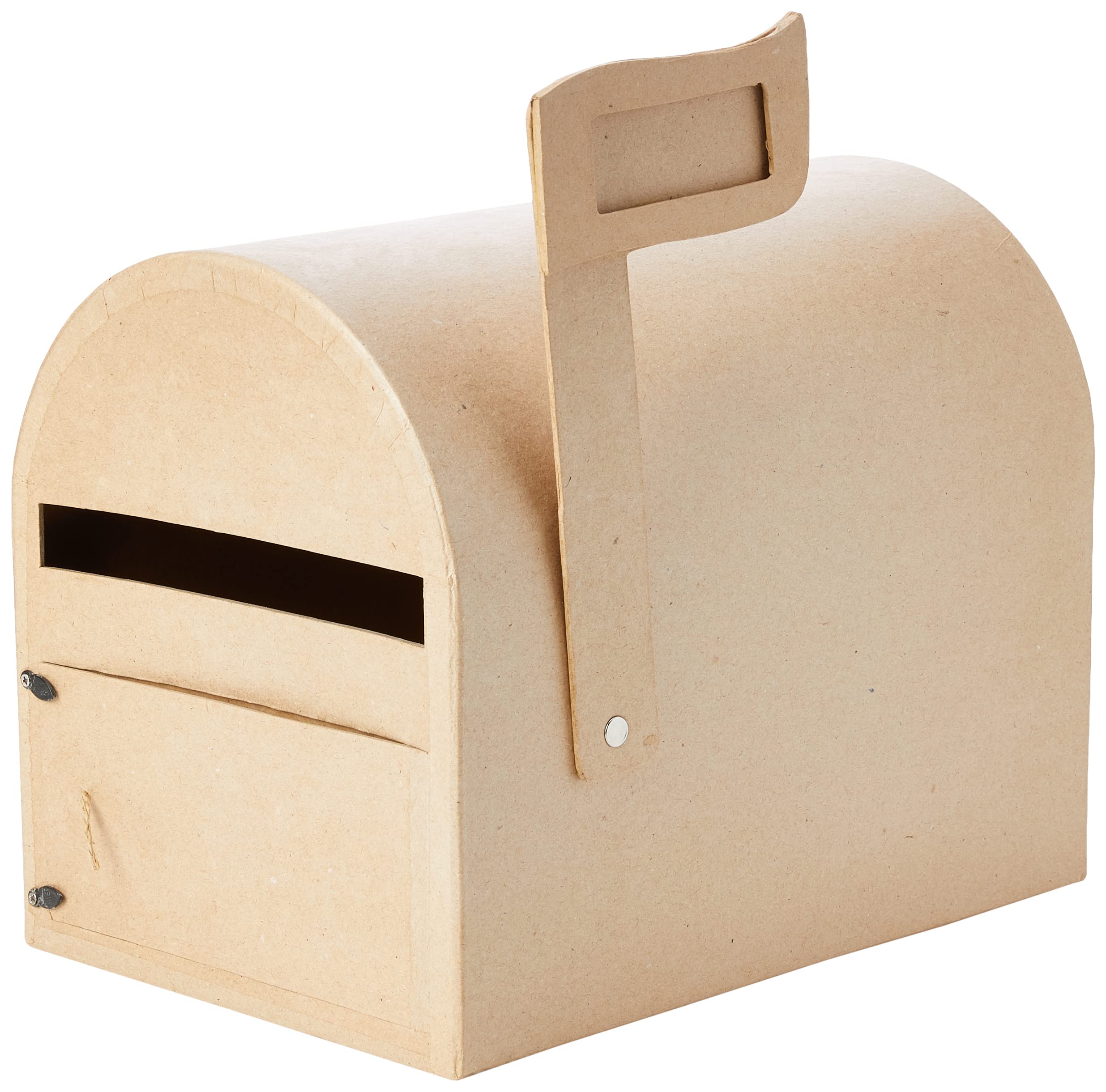 Décopatch EV001O - Un support en papier brun mâché 29x19x23 cm, Urne boite aux lettres