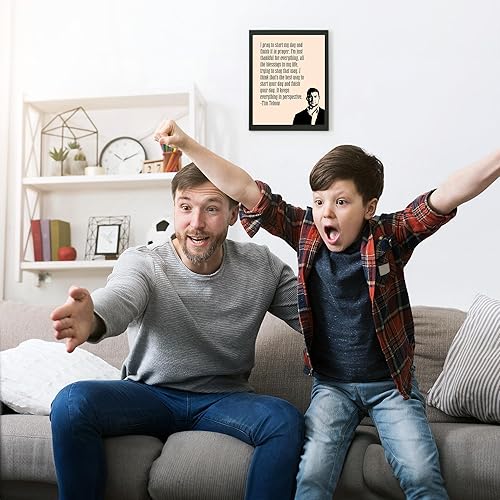 Miniatura 2 de I Start & Finish My Day In Prayer - Tim Tebow Christian Inspirational Wall Art, Scripture Motivational Wall Decor Bible Verse Print For Living Room