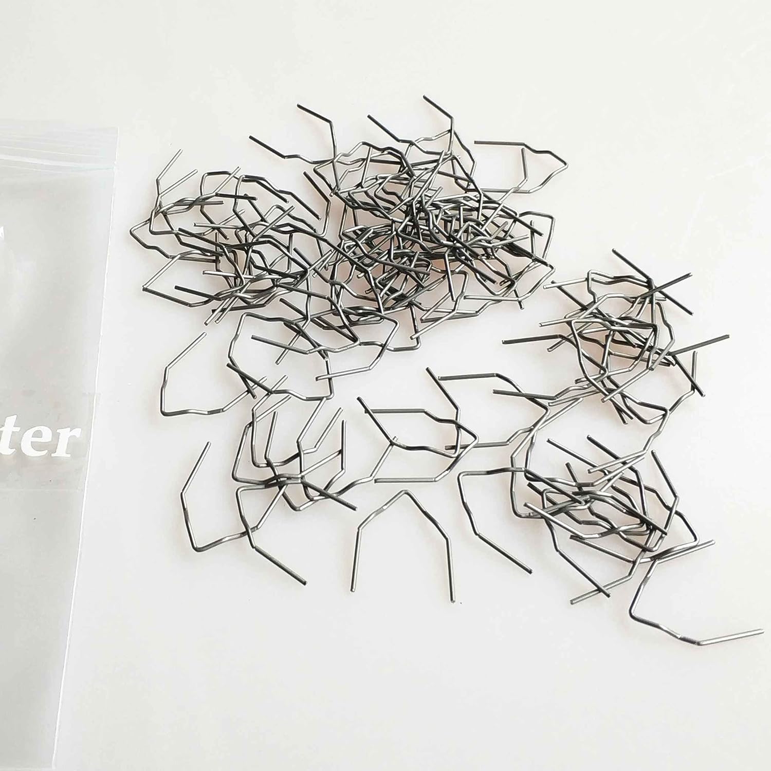 Hot Staplers, for Car Bumper Repair Bodywork Plastic Welding Repairing, made by Stainless Steel, Pre-Cut Treatment, 6 Types Available (1000pcs 0.8mm INSIDE CORNER Staples)