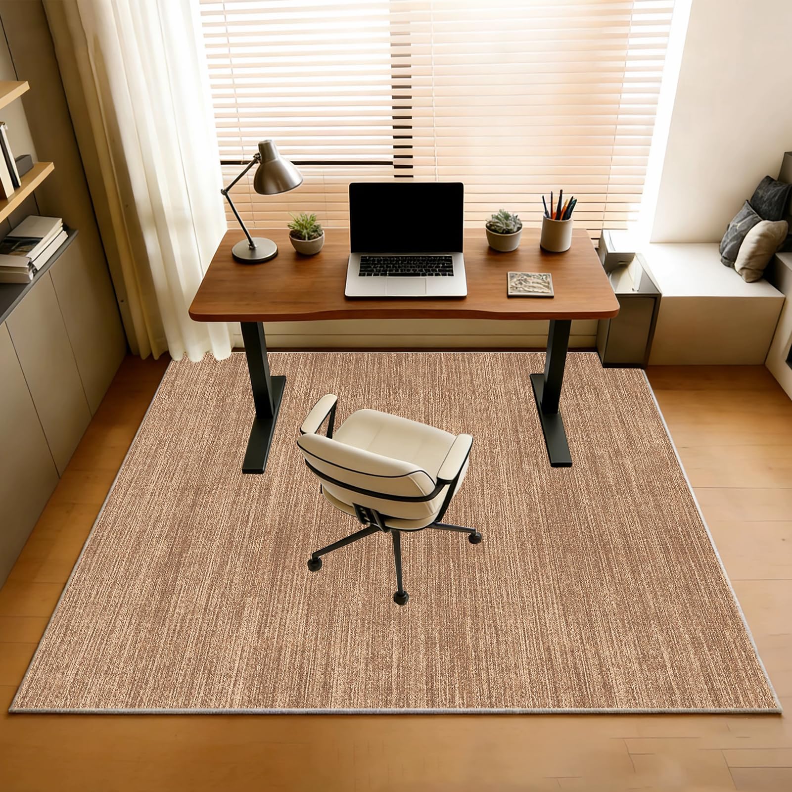 Alfombrilla para Silla de Oficina 150 x 180 cm, Alfombra Silla Oficina Gaming Protector Suelo Silla Ruedas Tapete Protector de Suelo antiarañazos Tapete de Protección de Madera/baldosas Suelos Duros