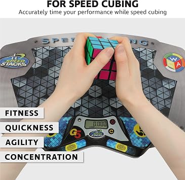 Speed Stacks | Cubing Pack (G5 Timer and Mat) | Accuracy to .001 Seconds | Designed for Competitive Cubing | Endorsed by the World Cubing Association