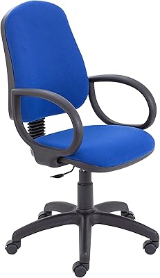 Office Hippo Computer Chair With Fixed Arms, Royal Blue, One Size