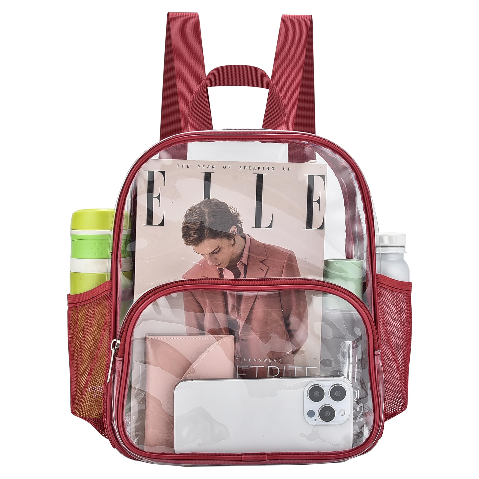 Clear Backpack for Stadium Events Stadium Approved Fashion Women Backpack