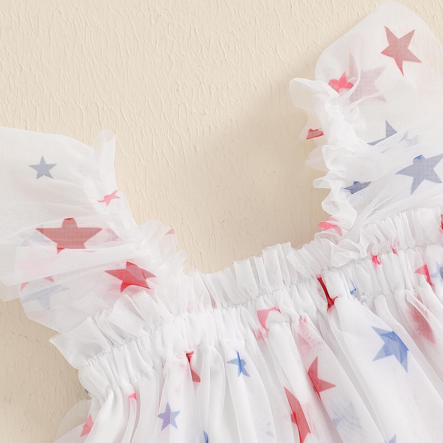 4th of July Toddler Baby Girl Outfit Stars Sleeveless Tulle Tutu Dresses Girls Fourth of July Dress