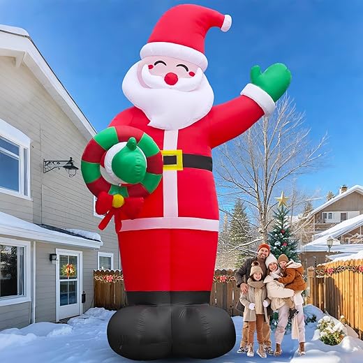 Giant Inflatable Santa Christmas Outdoor Decorations