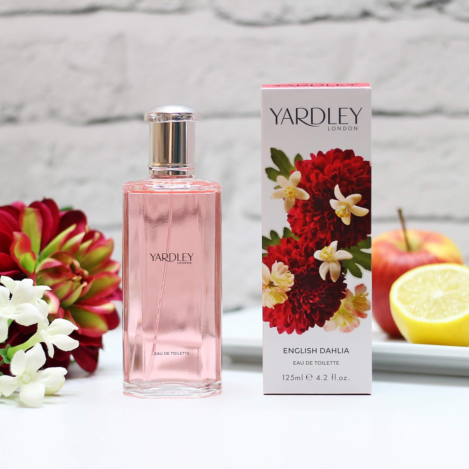 Yardley English Dahlia of London Eau de Toilette Spray, clear, 4.2 Oz