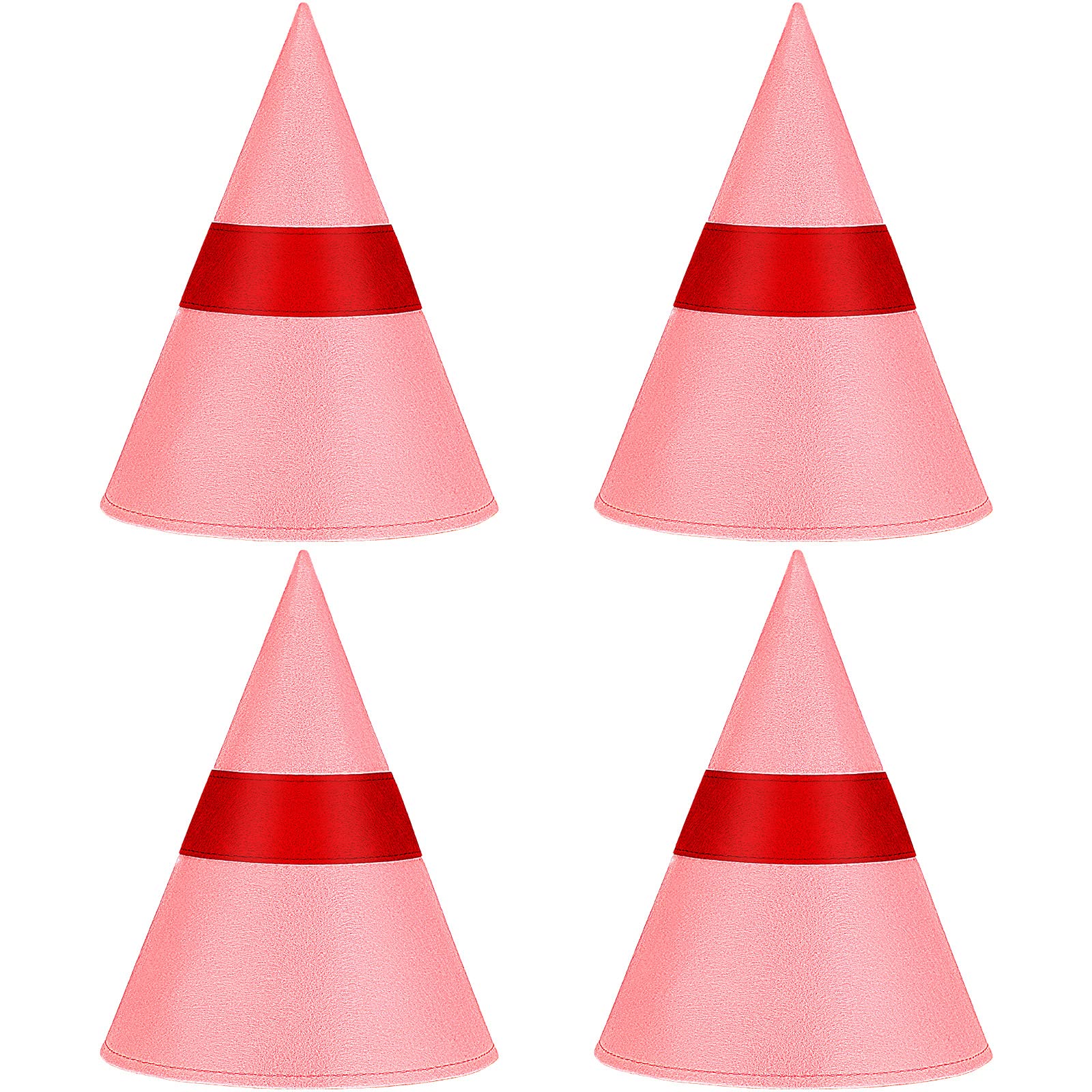 4 Pcs Christmas Elf Hats for Adults The Elf Costume Accessories Holiday Santa Elves Hats for Men Women Costume Supplies