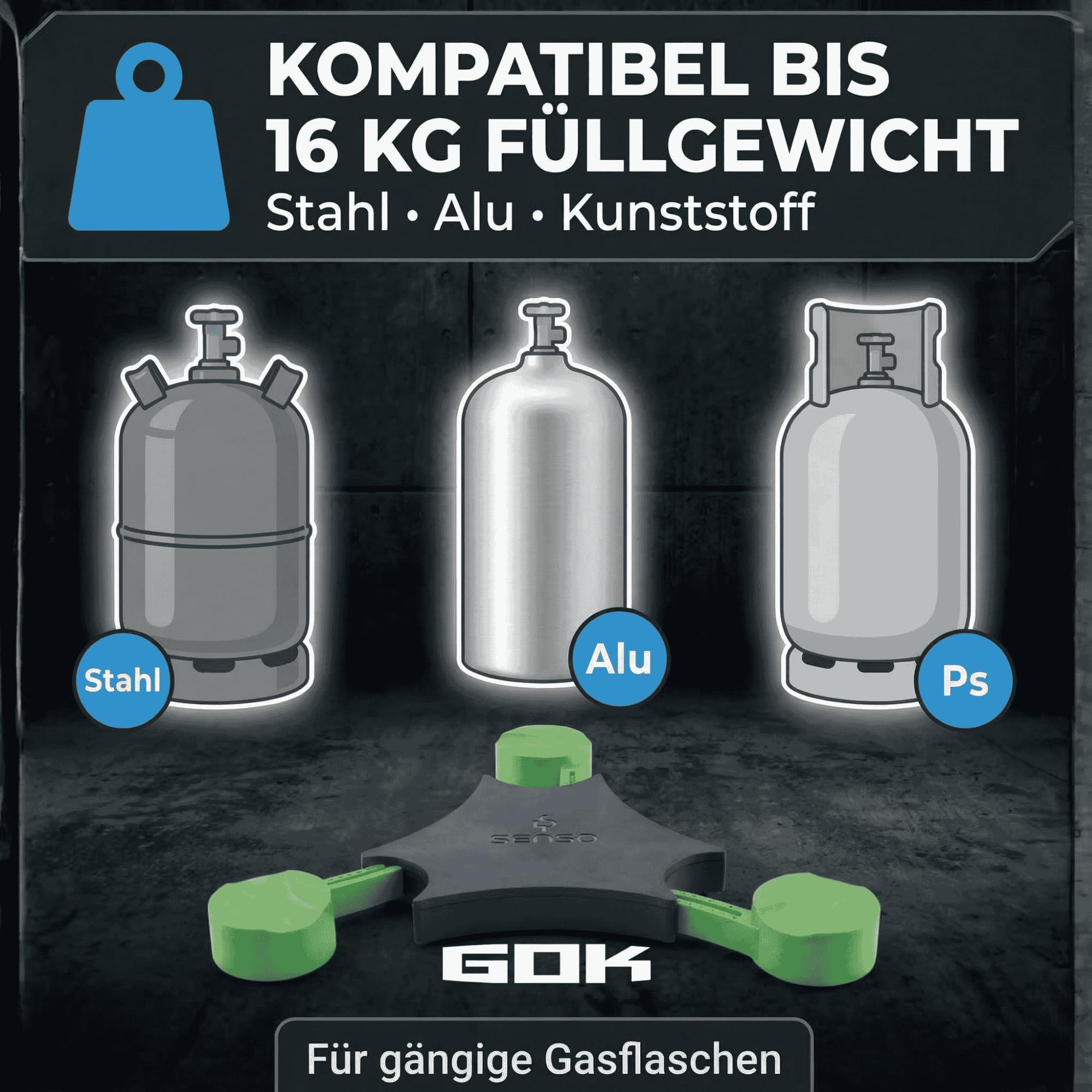GOK Füllstandsanzeiger Senso4s PLUS für Gasflaschen