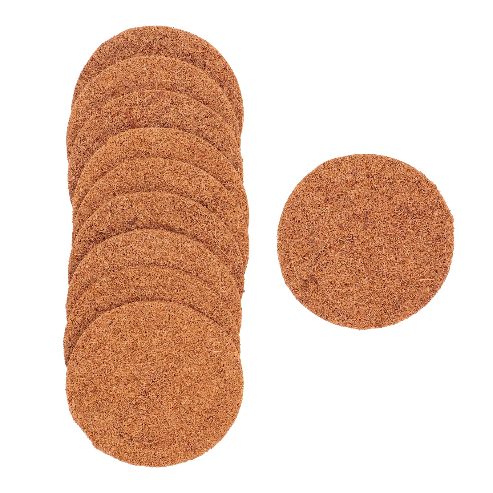 Pssopp 10Pcs Bird Nesting Mat Pigeon Breeding Eggs Mat Dry Grass Mattress Nesting Pads Comfortable Bedding for Birds Pigeons Chicken