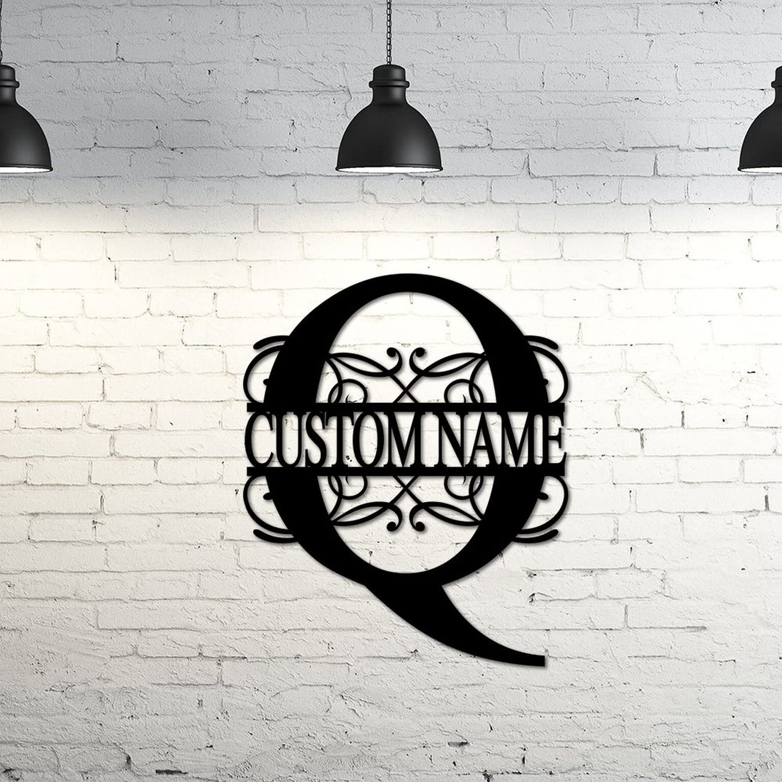 Targa In Metallo Personalizzata Con Cognome – Decorazione Murale Per Casa E Giardino - 2
