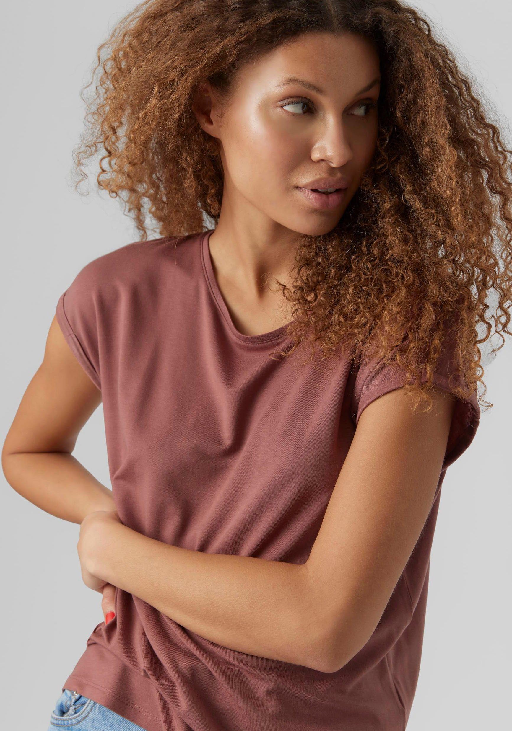 VERO MODA Damen Vmava Plain Ss Unterhemd