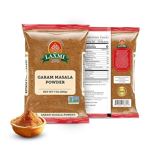 Laxmi Gourmet - Mezcla de especias indias tradicional de Garam Masala 7 onzas