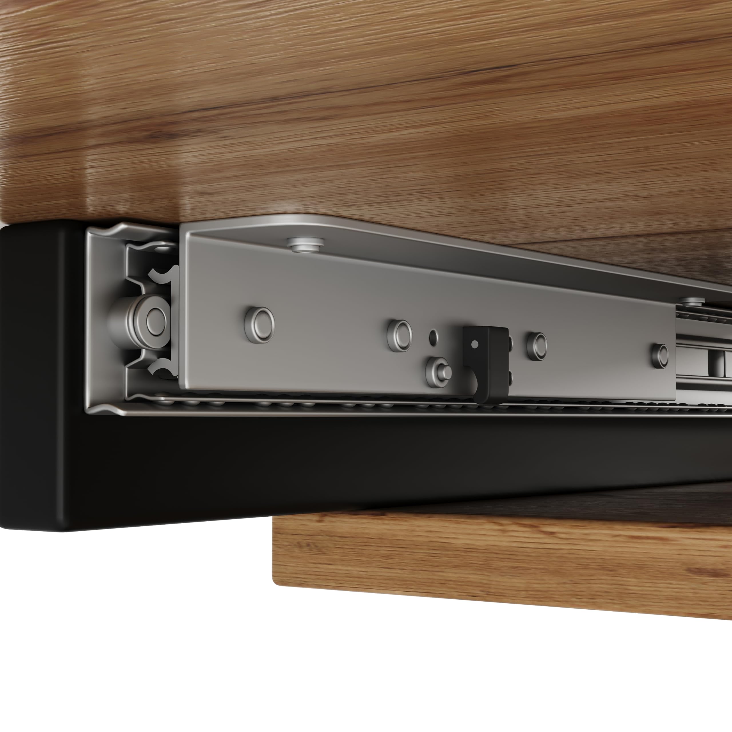KAZZIO Mesa de comedor telescópica, mesa, mesa de cocina, mesa extensible, con la ayuda de placas interiores extraíbles hasta 119-158.5cm, para cocina y sala de estar, mesa de comedor de color madera