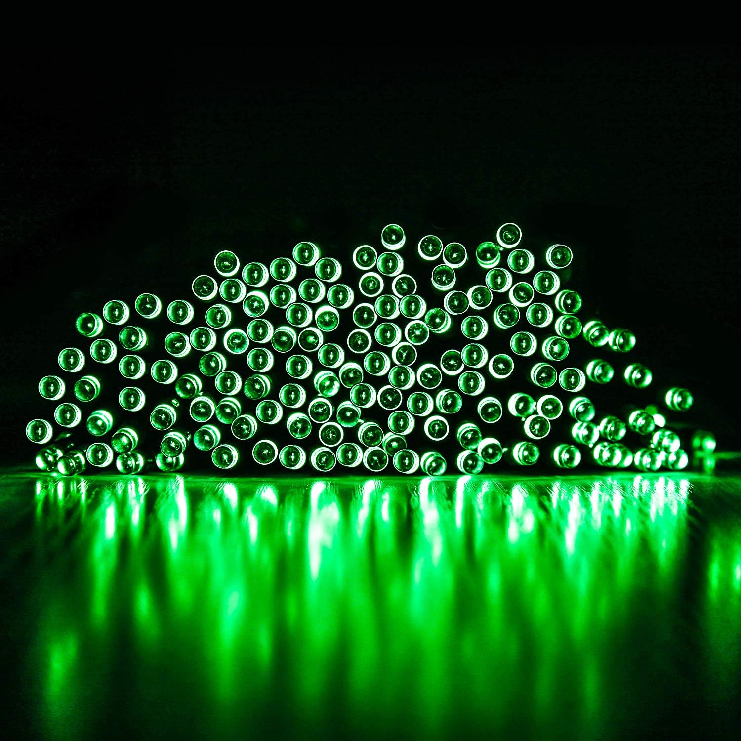 Solar Christmas Lights,72FT 200 LED 8 Mode Solar String Lights Waterproof Starry Fairy Light for Indoor/Outdoor Commercial Decor Ambiance Garden Backyard Wedding Holiday Party(Green)