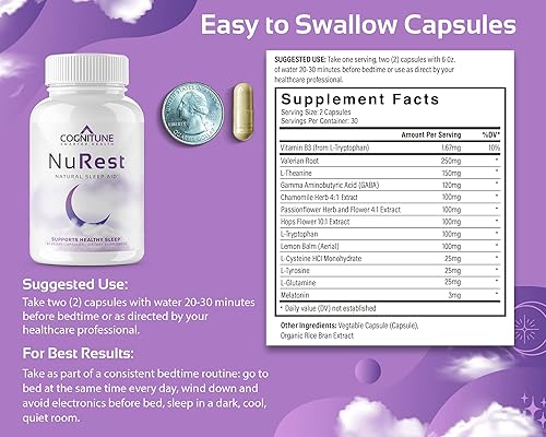 Miniatura 7 de CogniTune NuClarity, NuBoost y NuRest Nootropic Stack Bundle, aumentan la salud cerebral, aumentan la energía mental, mejoran la calidad del sueño