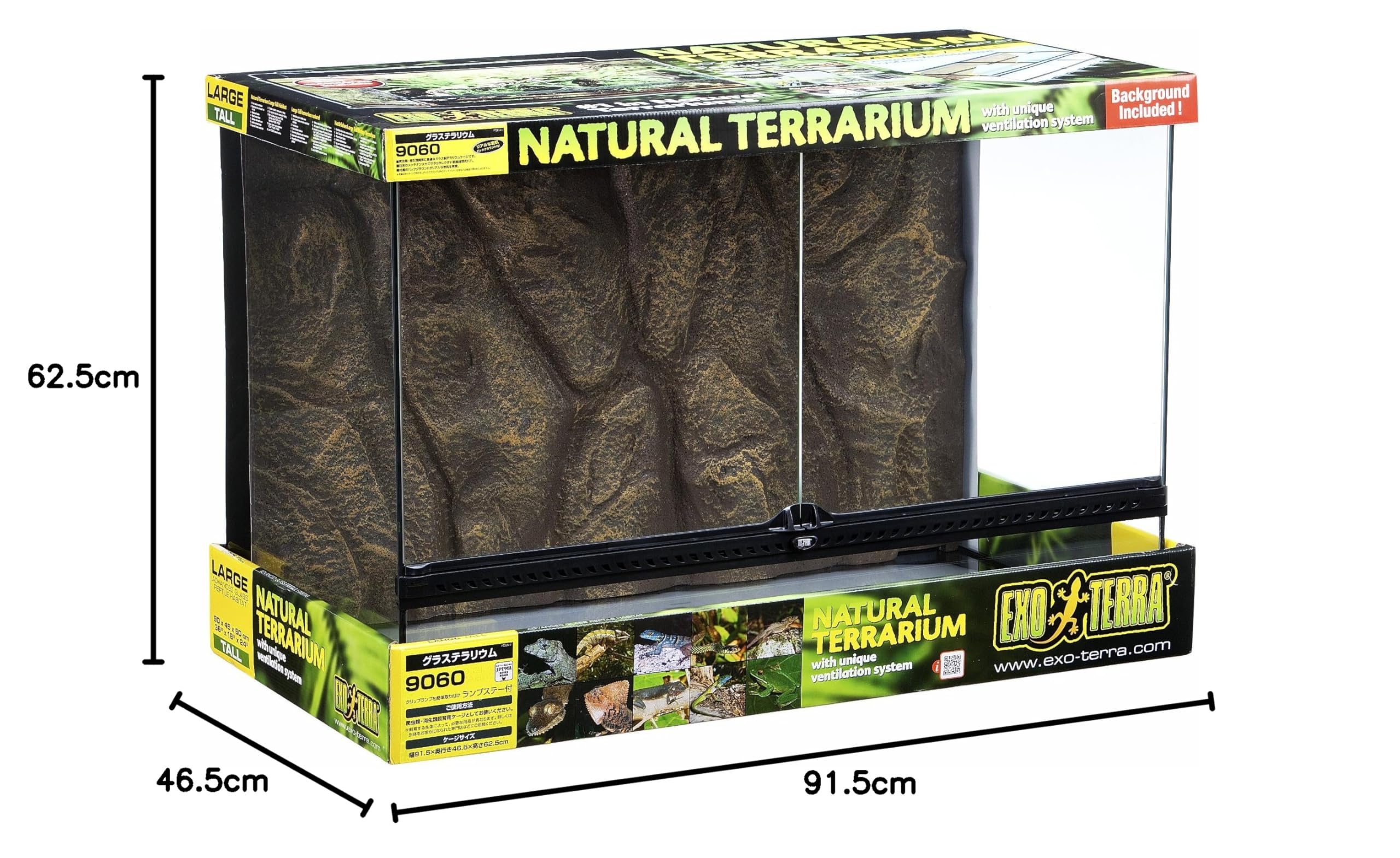 Amazon | GEX EXOTERRA グラステラリウム9060 PT2614 両開きフロント 