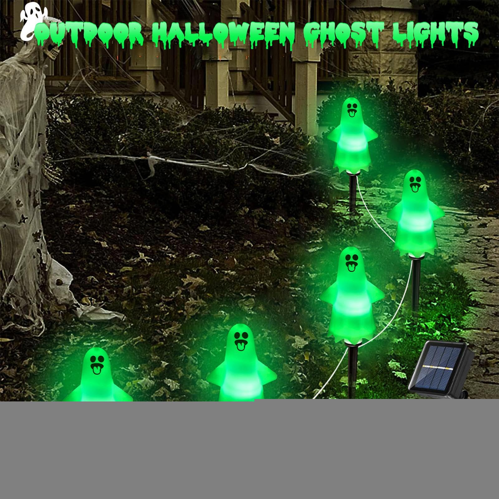 Lampy Solarne Zewnętrzne na Halloween Panel Słoneczny Wodoodporny I Odporny