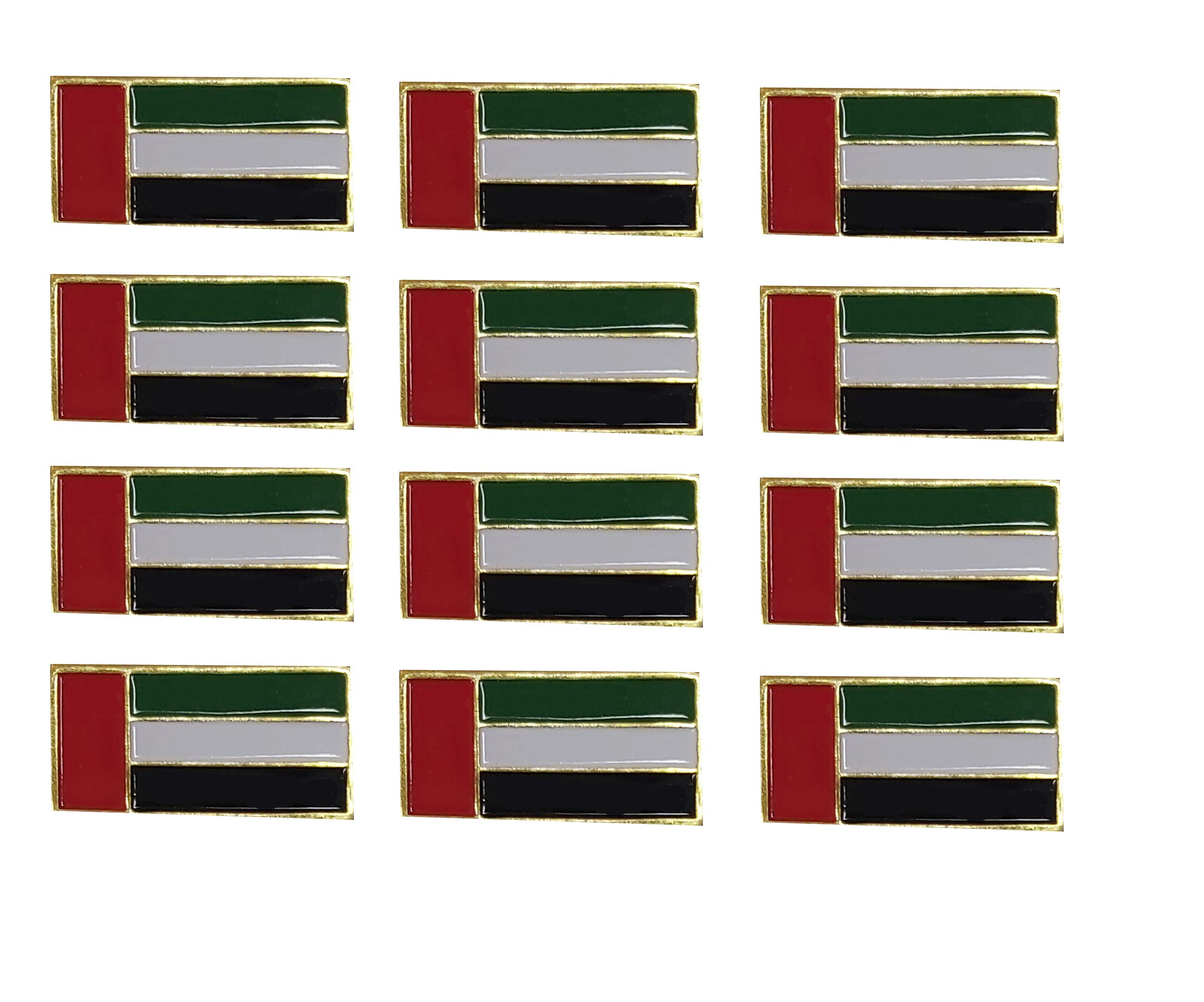 SKT UAE BADGE ASSORTED (FLAG STRAIGHT 12PCS SET)