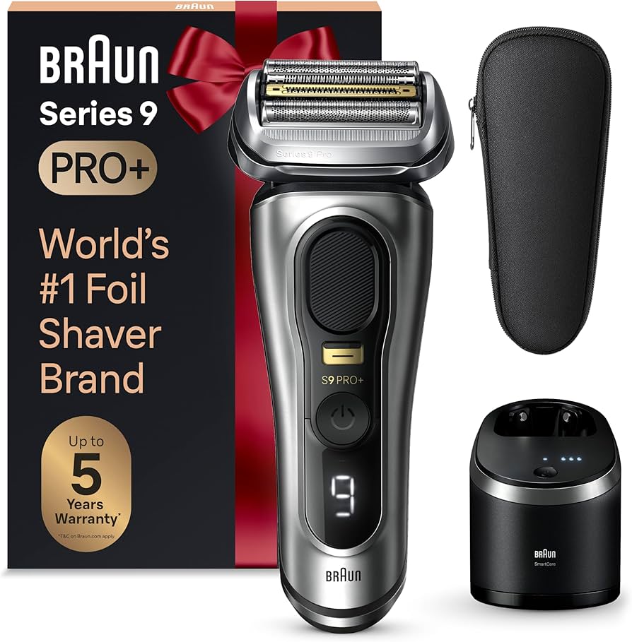 Amazon.co.jp: Braun Series 9 PRO+ 男性用電動カミソリ、5つのプロ