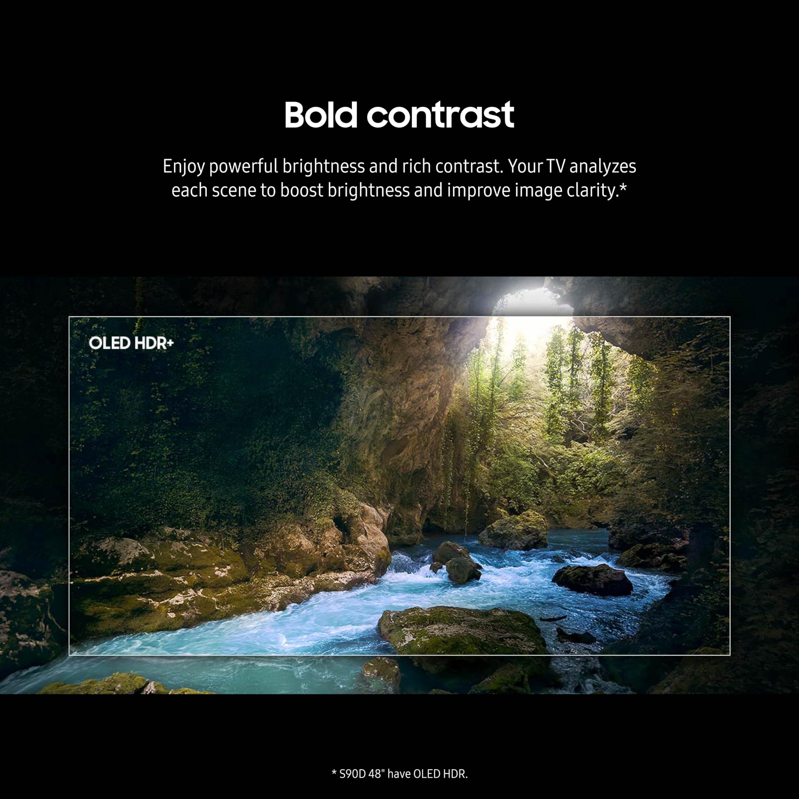 Samsung QN77S90DAFXZA 77 Inch 4K OLED Smart TV with Dolby Atmos and 4 Year Amber Protection Plan (2024)