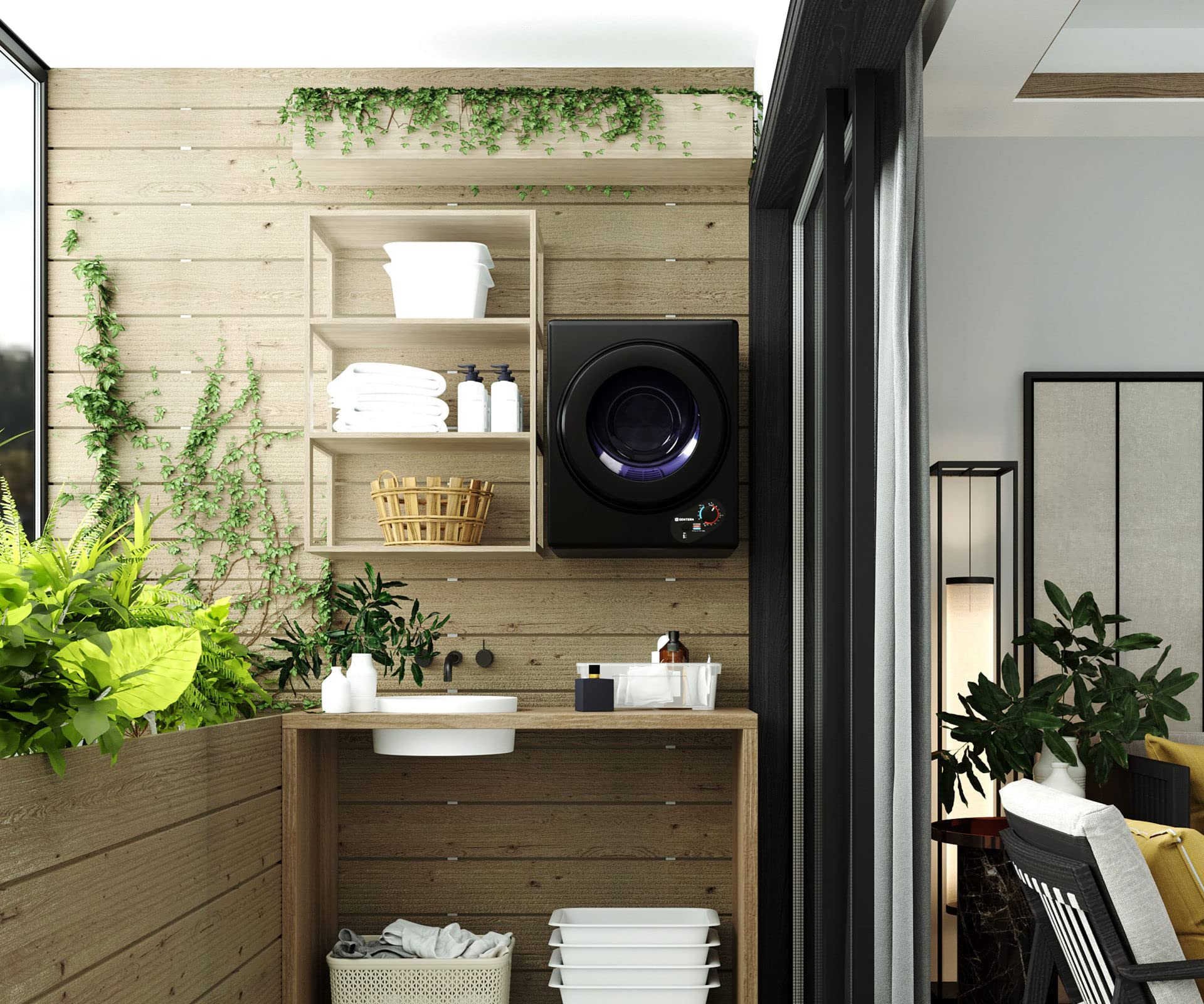 美品　衣類乾燥機 ES280935BAA 3kg MA9K☆センターン 3kg 小型 衣類乾燥機 ES280935BAA 保証付き