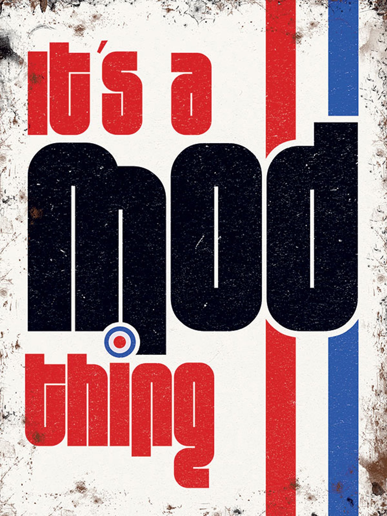 It's a MOD Thing - Metal Wall Sign (3 sizes - Small/Large and Jumbo) (Large 30cm x 40cm)