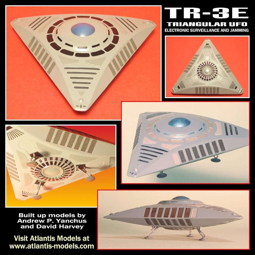 絶版希少品 アトランティスモデル TR-3E プラモデル Amazon | アトランティスモデル TR-3E トライアングル UFO