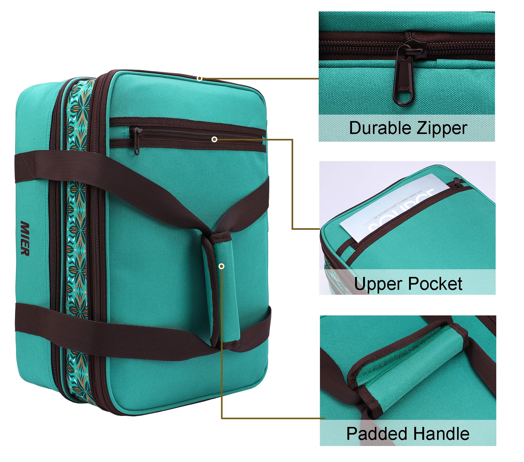 Double Deck Insulated Casserole Carrier - Thermal Tote For Hot & Cold Food To Potlucks & Picnics