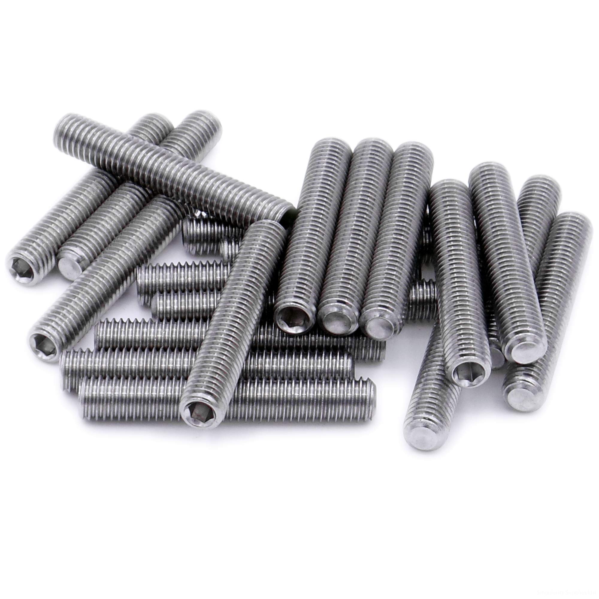 Singularity Supplies M5 (5Mm X 12Mm) Hex Socket Grub Screw (Cup Point) - Stainless Steel (A2) (Pack Of 20)