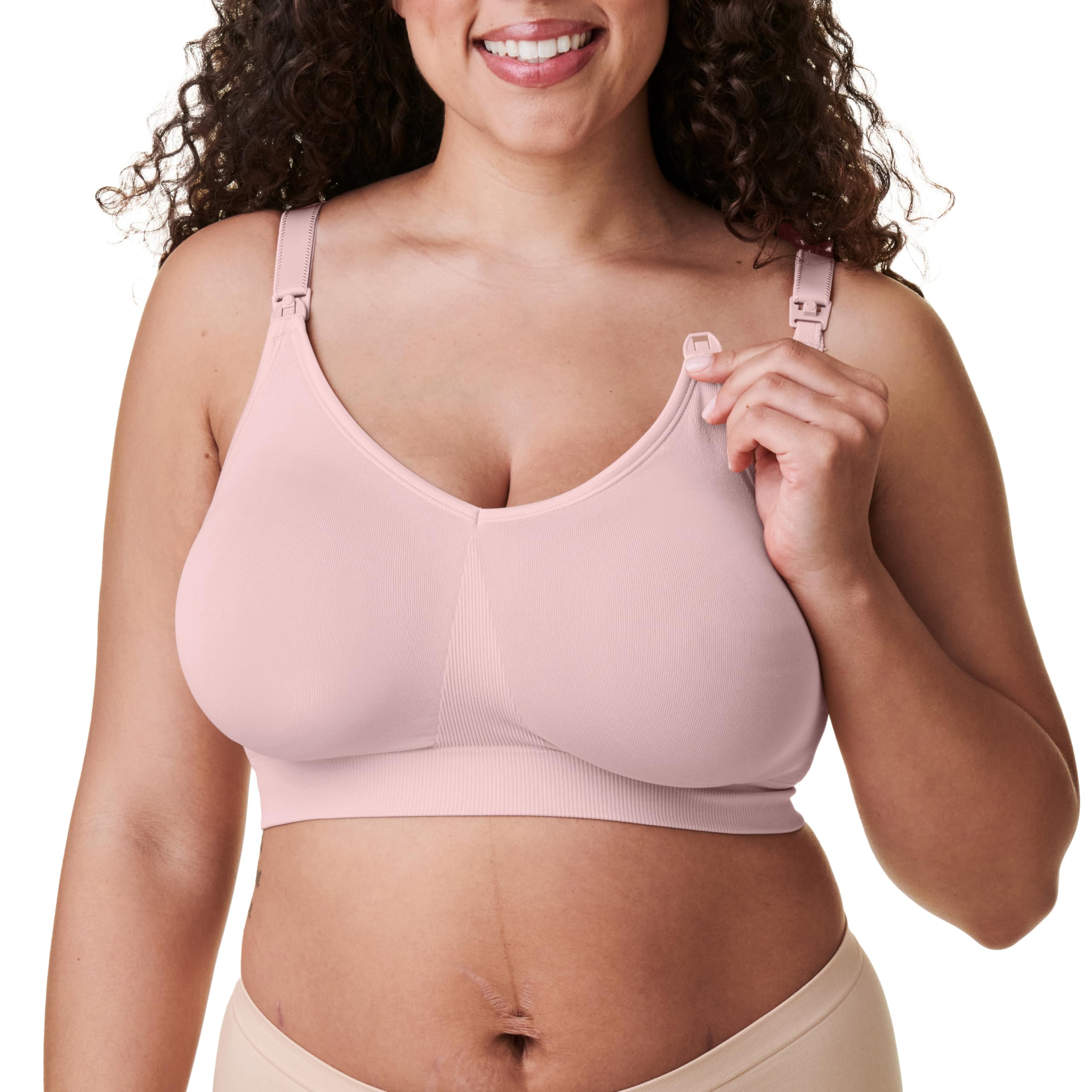 Bravado Designs Body Silk Seamless Nursing Bra for Breastfeeding, Wireless Maternity Bra
