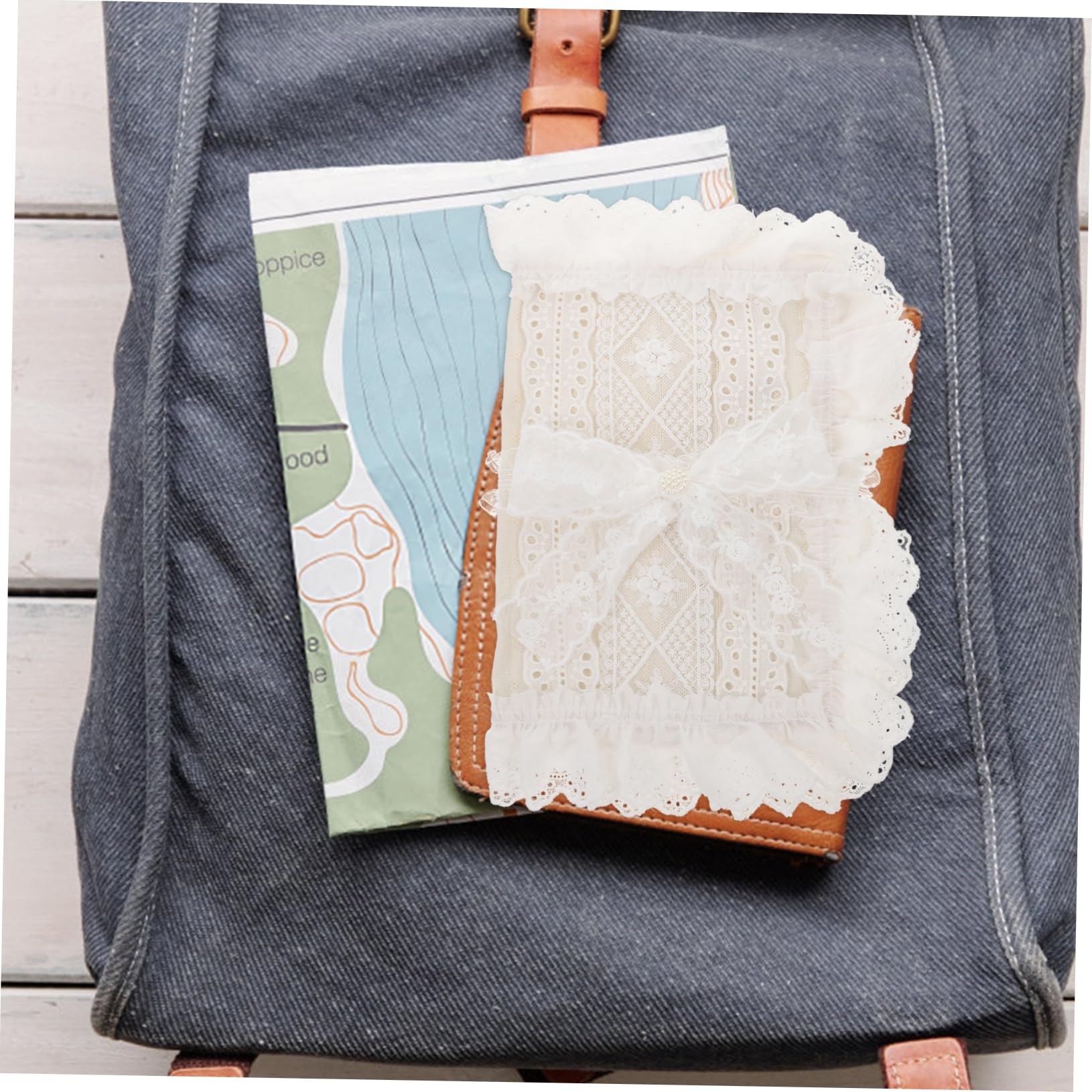 ARTIBETTER 3 Pièces couverture de livre couvertures de livres manche pochette de livre tissu Protège livre book sleeve élégant protège-livre décor de livre élégant chiffon