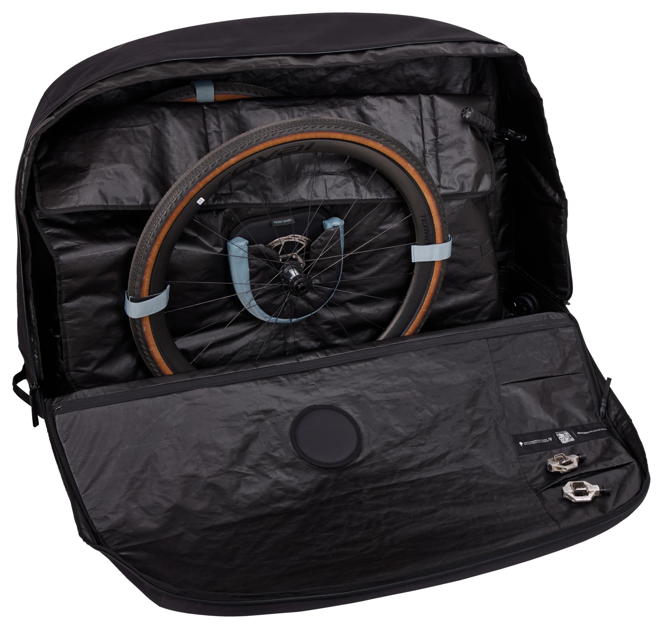 Thule Roundtrip Custodia Per Il Trasporto Di Biciclette Da Strada Black, One-Size