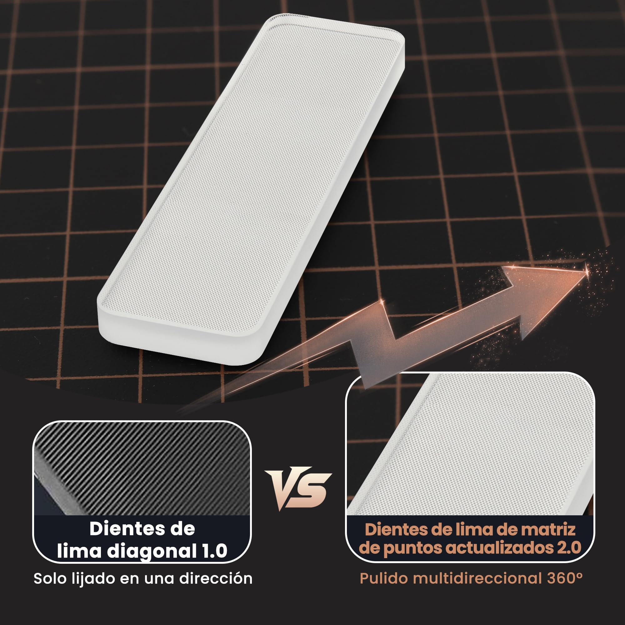3 Limas de Vidrio para Gundam, Lijado y Pulido #600-800, Reutilizable para Plástico, para Gunpla y Modelos a Escala de Plástico, Herramienta de Molienda con Estuche